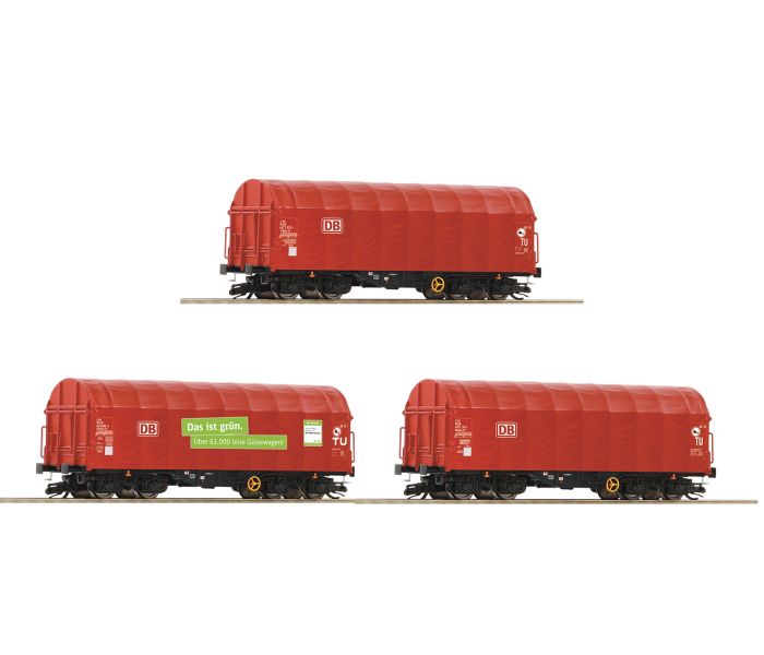 DBAG Shimmns Sliding Tarpaulin Wagon Set (3) VI