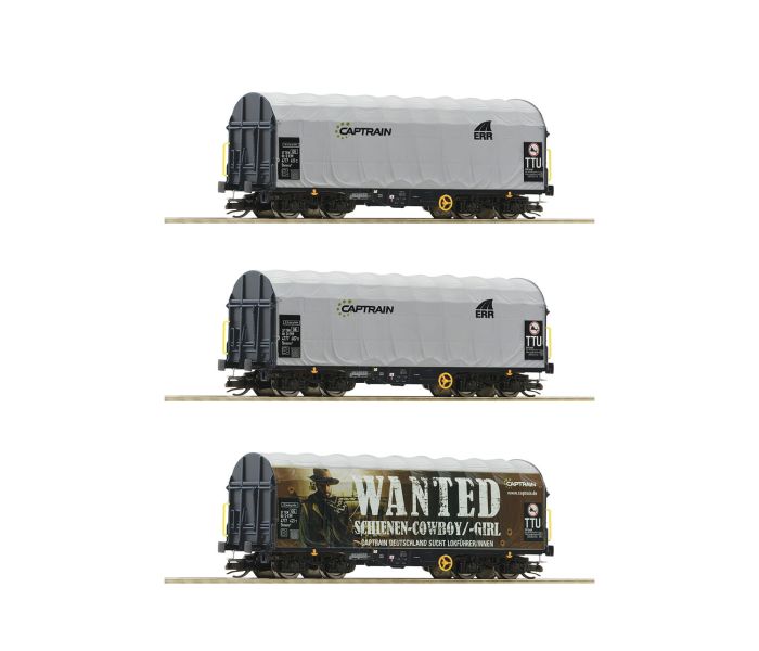 Captrain Shimmns Tarpaulin Wagon Set (3) VI