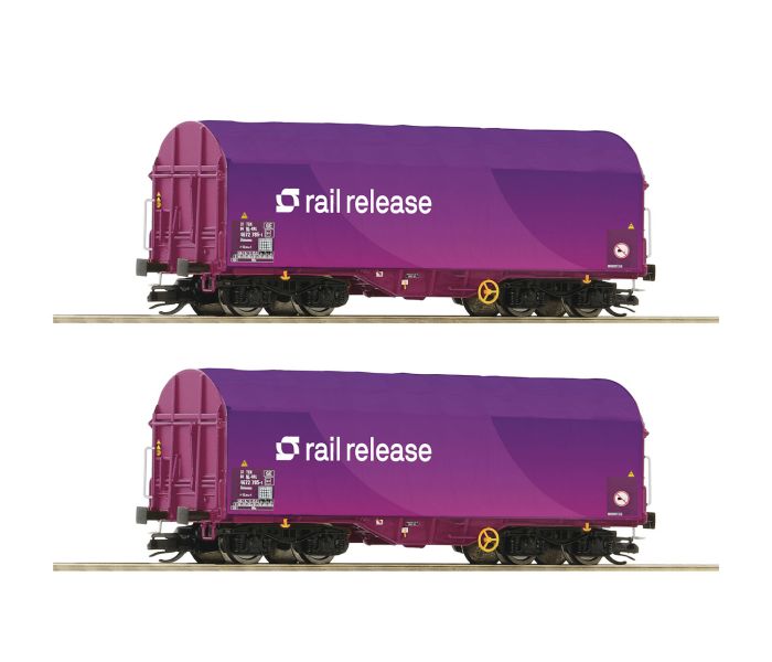 Rail Release Shimmns Tarpaulin Wagon Set (2) VI