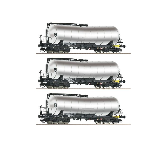 DR ZZhs Bogie Chrome Tank Wagon Set (3) IV