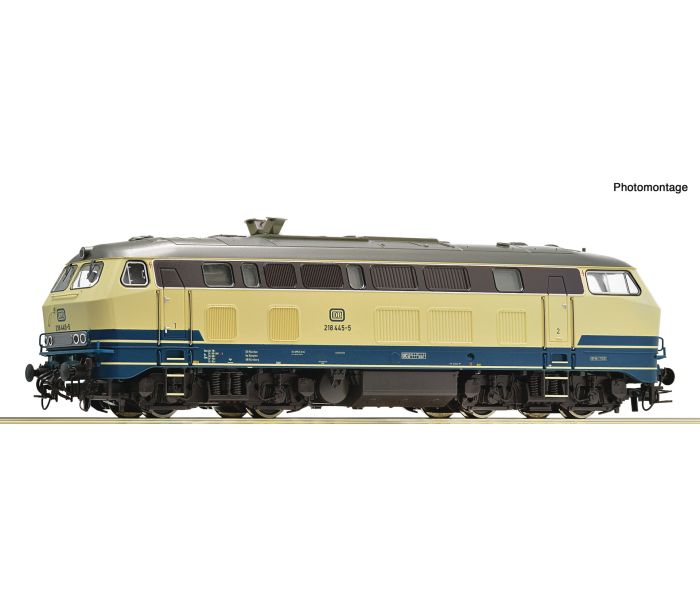 DB BR218 445-5 Diesel Locomotive IV (DCC-Sound)