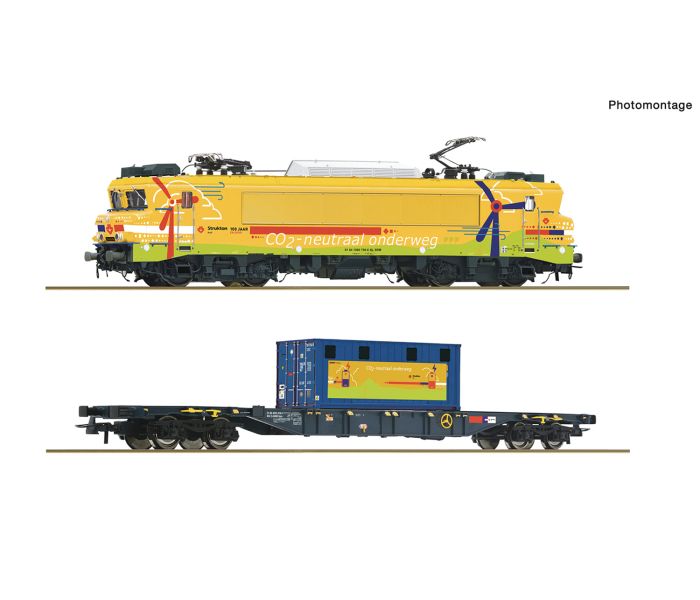 Strukton Rail 1756 Loco & Battery Wagon VI (DCC-Sound)