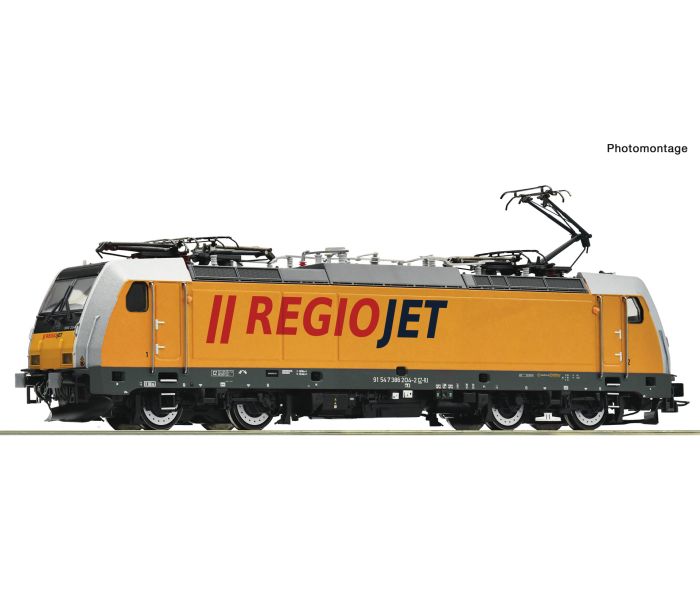 CD Regiojet Rh386 204-2 Electric Locomotive VI (~AC-Sound)
