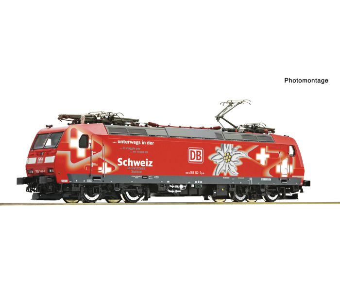 DBAG BR185 142-7 Schweiz Electric Locomotive V (~AC-Sound)