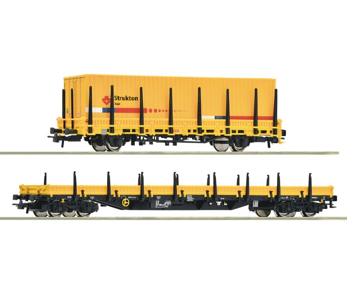 Strukton Rail Kbs/Res Stake Wagon Set (2) VI