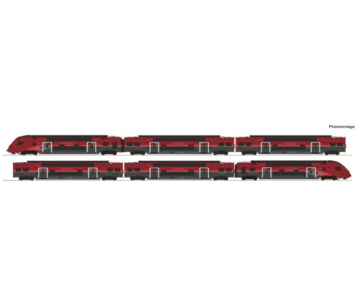 OBB Railjet Rh4706 6 Car DMU VI (DCC-Sound)