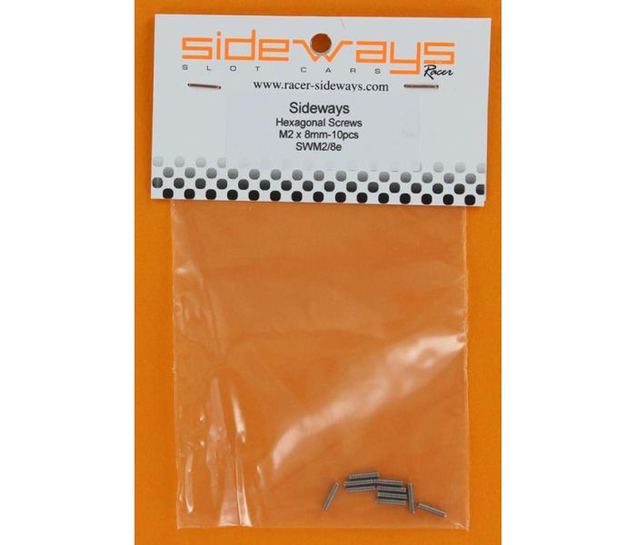Hexagonal Screws Hard M2 x 8mm (10)
