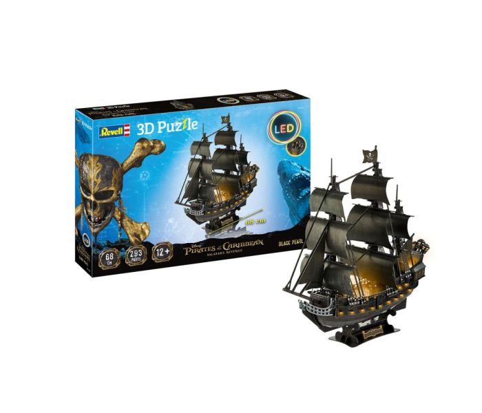Black Pearl (LED Edition) 3D Puzzle
