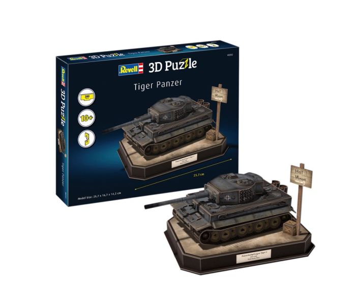 German Tiger I Tank 3D Puzzle (1:35 Scale)