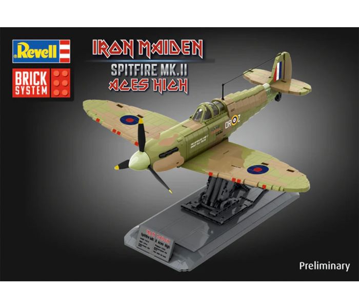 Iron Maiden Spitfire Aces High Brick System Kit (1:18)
