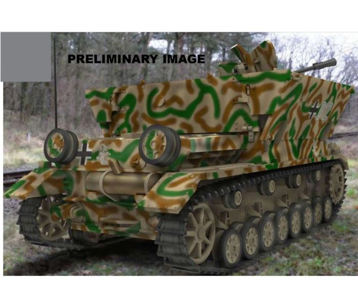 German Flakpanzer IV Mobelwagen 3.7cm Flak 43 (1:72 Scale)