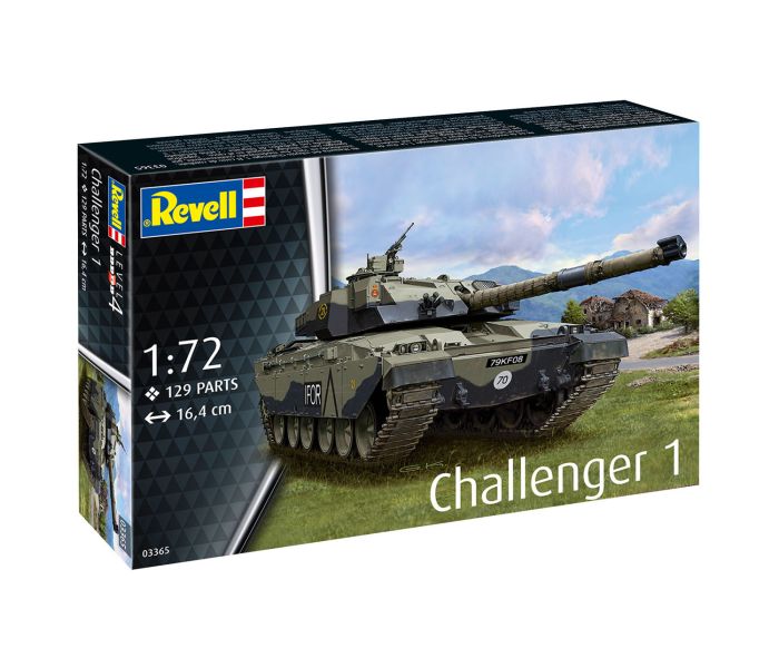 British Challenger 1 Tank (1:72 Scale)