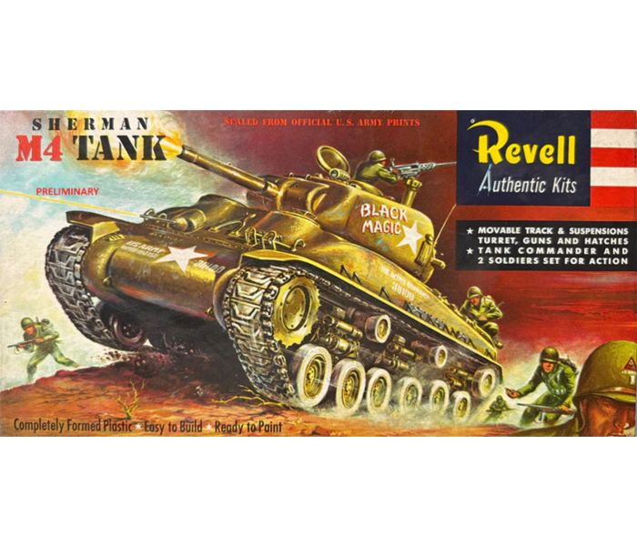 US M4 Sherman 75 Years Plastic Model Building Kit (1:40)