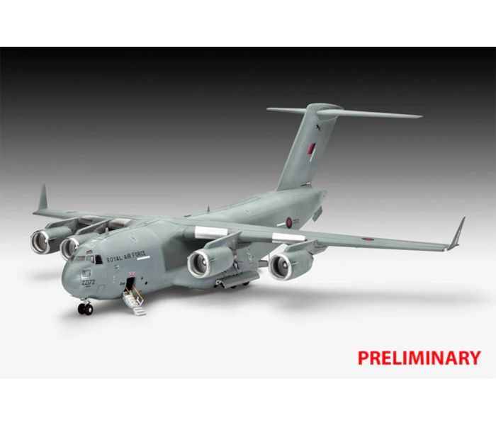 British Boeing C-17A Globemaster III Kit (1:144 Scale)
