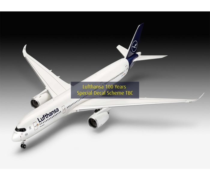Airbus A350-900 Lufthansa 100yrs Gift Set (1:144 Scale)