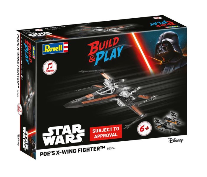Star Wars Poe's X-Wing Fighter Build & Play Kit (1:78)