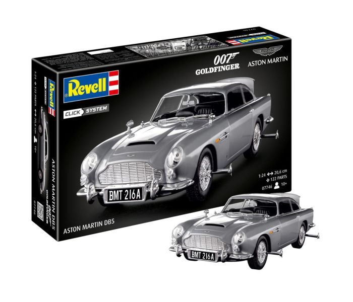James Bond Aston Martin DB5 Goldfinger Click System (1:24)