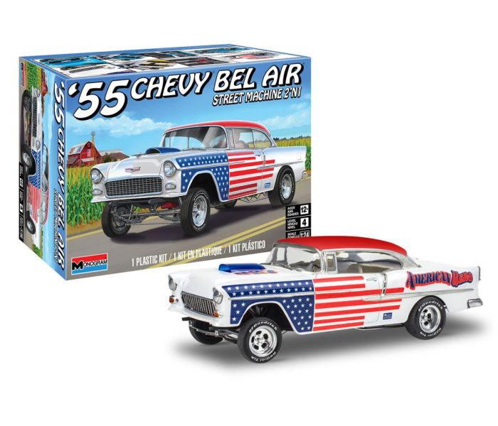 1955 Chevy Bel Air Street Machine 2N1 (1:24 Scale)
