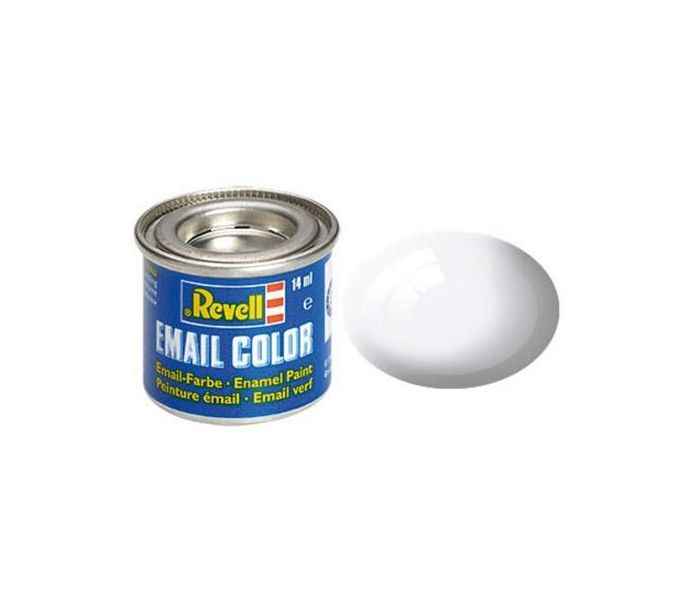 Enamel Paint 'Email' (14ml) Solid Gloss White RAL9010