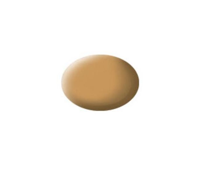 Acrylic Paint 'Aqua' (18ml) Solid Matt Ochre Brown RAL1011