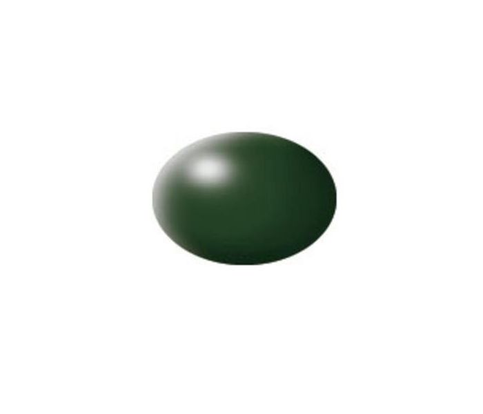 Acrylic Paint 'Aqua' (18ml) Solid Silk Matt Dark Green