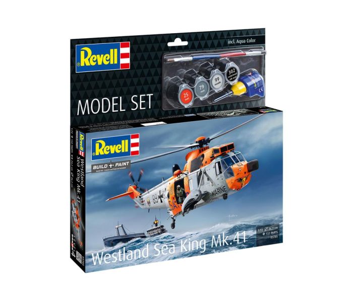 British Westland Sea King Mk. 41 Model Set (1:72 Scale)