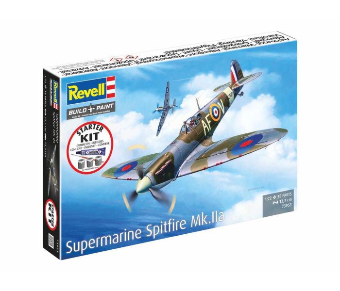 British Spitfire Mk.Iia Starter Kit (1:72 Scale)