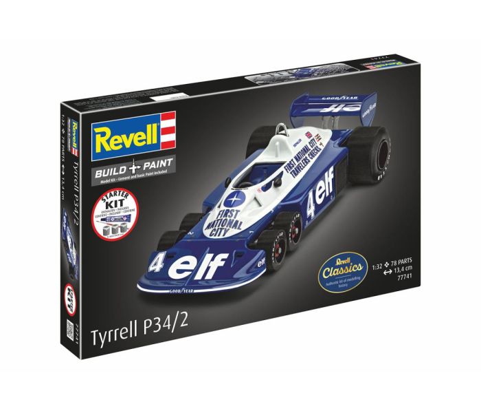 Tyrrell P34/2 6-Wheeler Revell Classics Starter Kit (1:32)