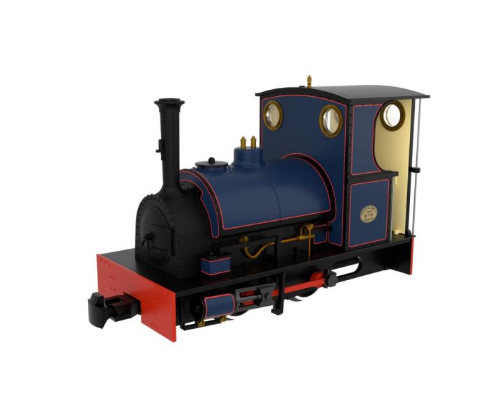 Peckett Cranmore 0-4-0 Lined Dark Blue Steam Locomotive