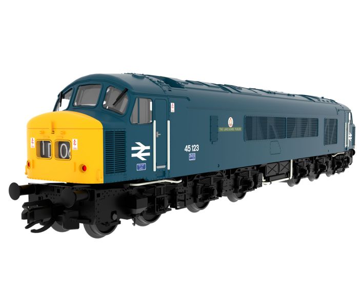 BR Class 45 123 'The Lancashire Fusilier' Blue