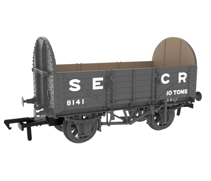 5 Plank 10t Open Wagon SECR Maunsell Dark Grey 8141