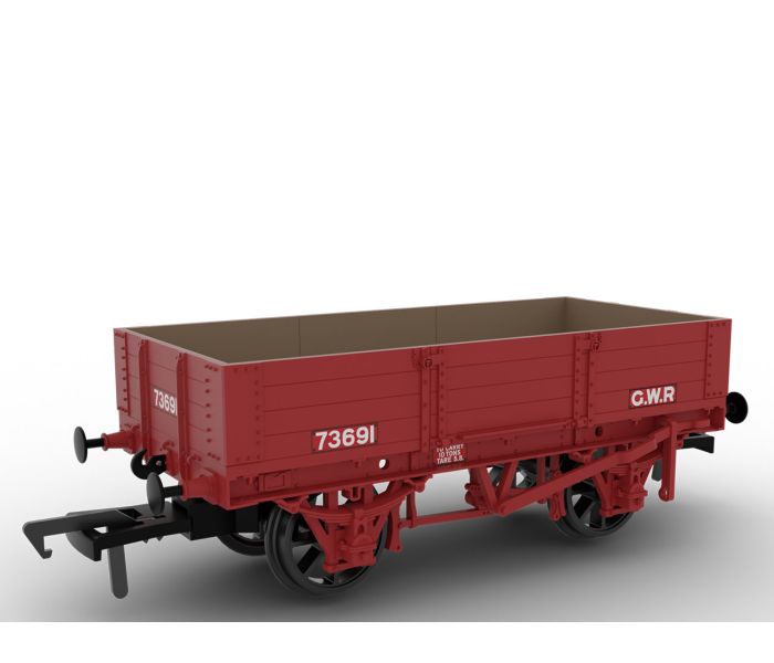 4 Plank Open Wagon GWR Red No.73691
