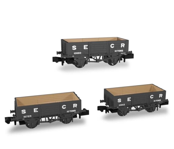 SECR Wagon Set (3) SECR 5 Plank Diagram 1349