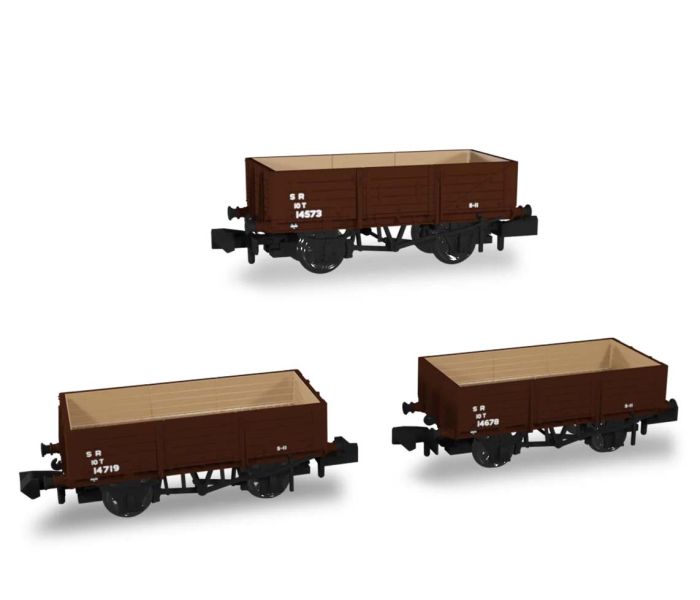 SECR Wagon Set (3) SR Post-1936 5 Plank Diagram 1349