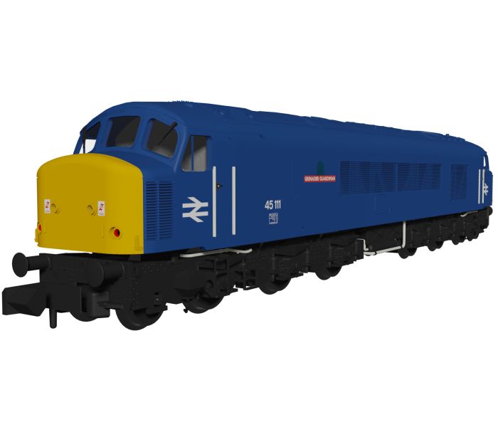 Class 45 111 'Grenadier Guardsman' BR Blue