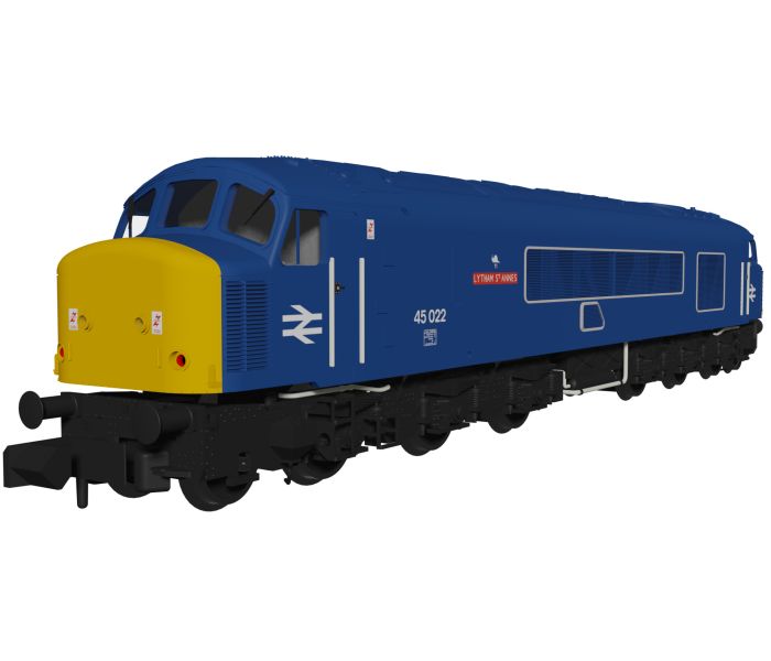 Class 45 022 'Lytham St Annes' BR Blue