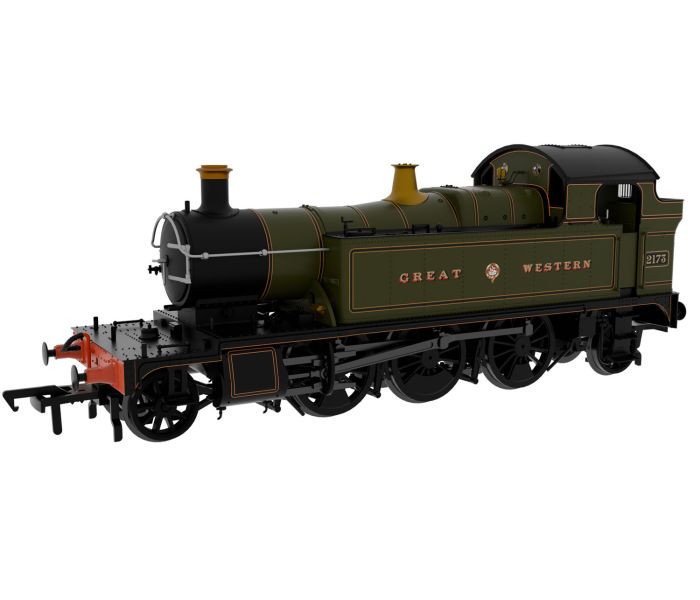 45xx Small Prairie GWR Lined Green 2173 Steam Locomotive