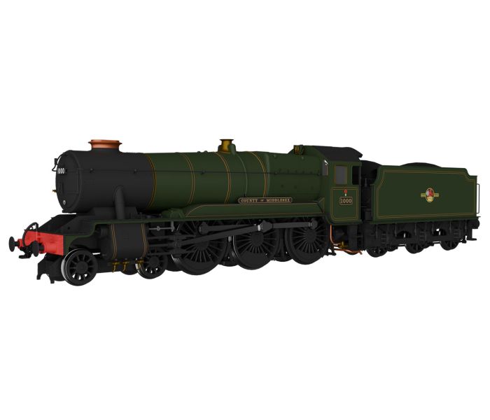 County Class 1000 Middlesex BR Lined Green (DCC-Sound)