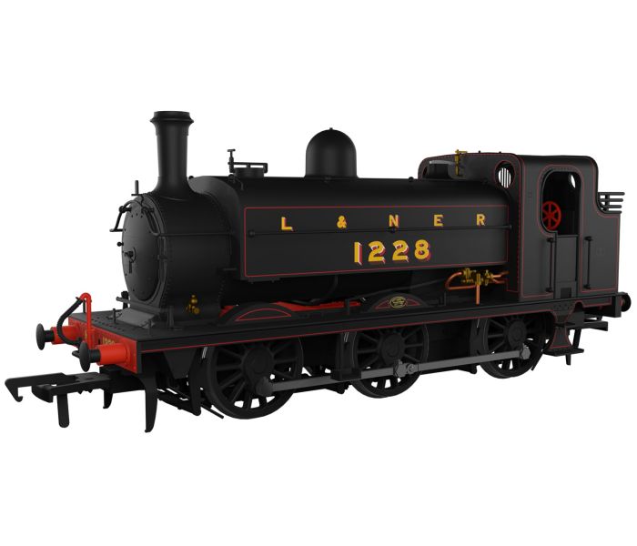 J52/2 1228 L&NER Black Red Lining