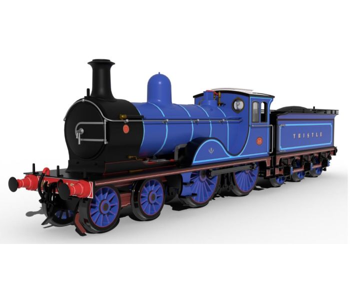 F Class 4-4-0 GNoSR Lined Blue 49 'Thistle'