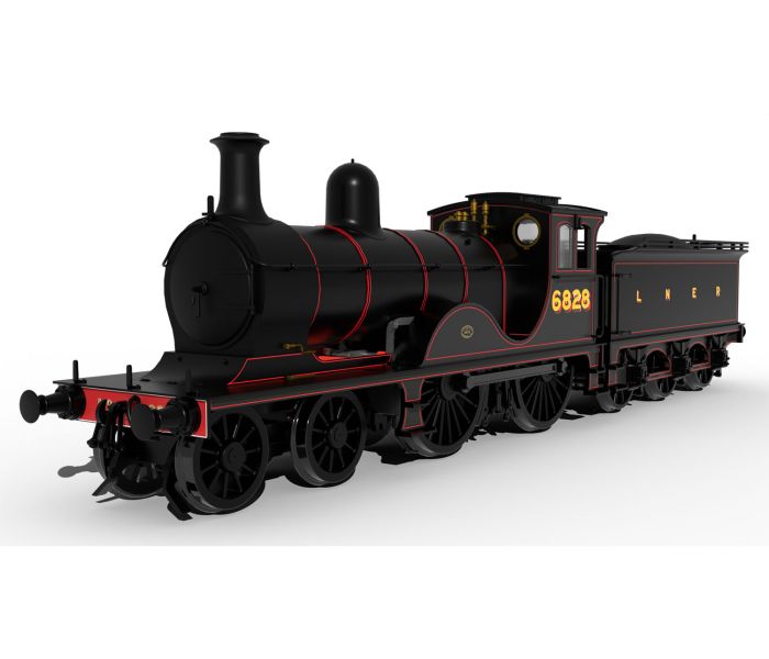 V Class 4-4-0 LNER Lined Black 6828 (DCC-Sound)