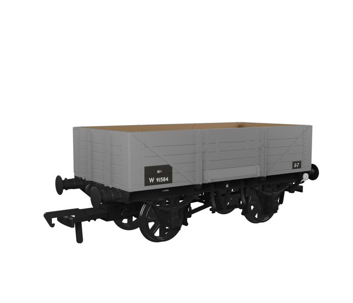 O18 5 Plank Wagon BR Grey W91584