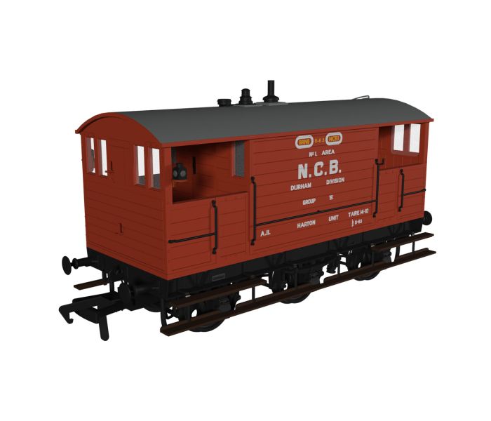 15t 6 Wheel Brake Van NCB Durham Division Harton Unit