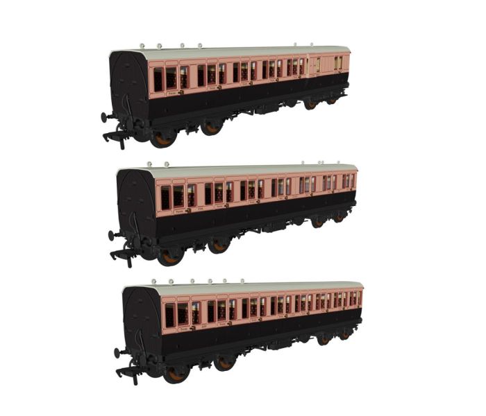 Evolution Non Corridor Coach Set (3) LSWR