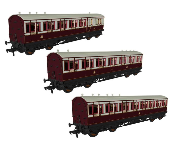 Evolution Non Corridor Coach Set (3) Caledonian