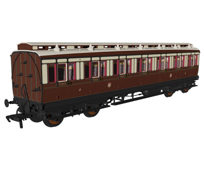 Evolution Non Corridor First Coach GWR Pre 1904 14