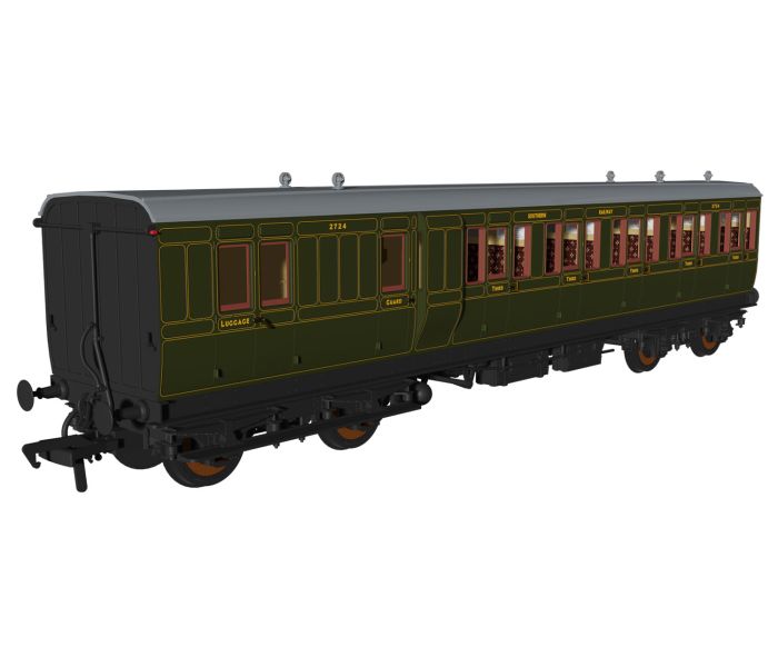Evolution Non Corridor Brake Third SR Olive 2724