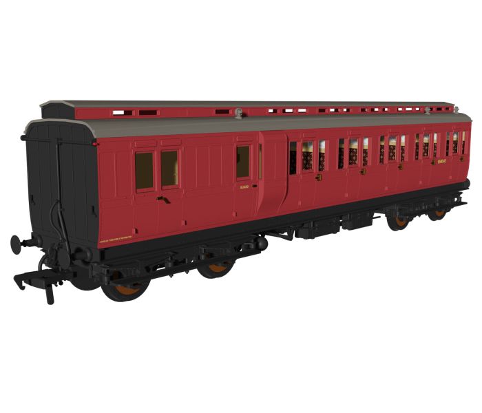 Evolution Non Corridor Brake Third BR Crimson E51854E