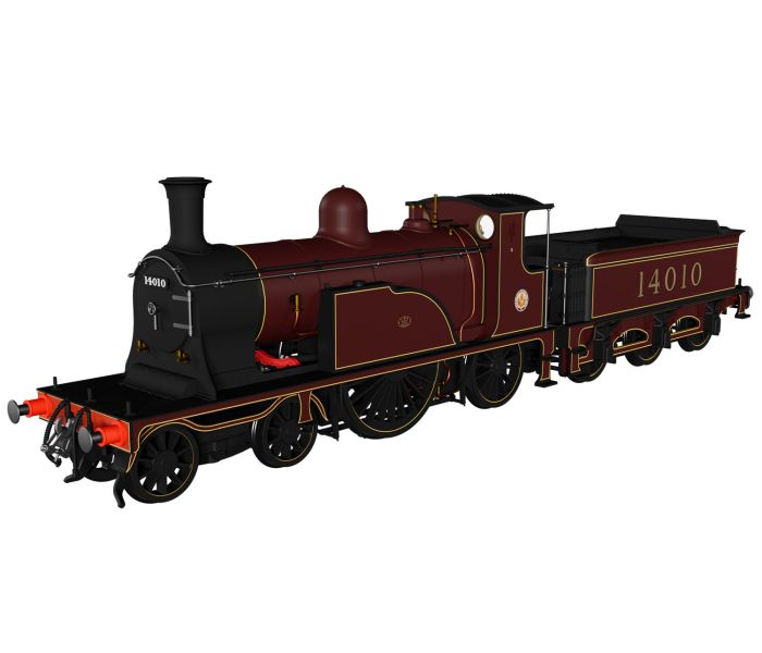 Caledonian Single No.123 LMS Lined Red 14010 (DCC-Sound)
