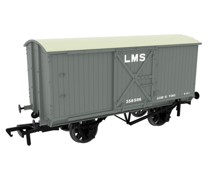 Diagram 17B Covered Van LMS Grey (Pre 1936) 358586